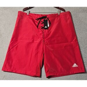 adidas FT1334 Men's Size Large Power Red AdiTeam Shell Hockey‎ Pants Sample NWT